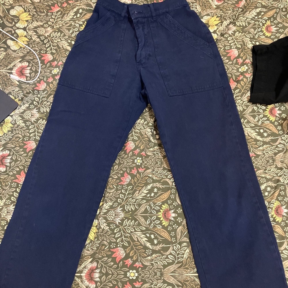 Big Bud Press Work Pants Navy XS - Picture 2 of 4